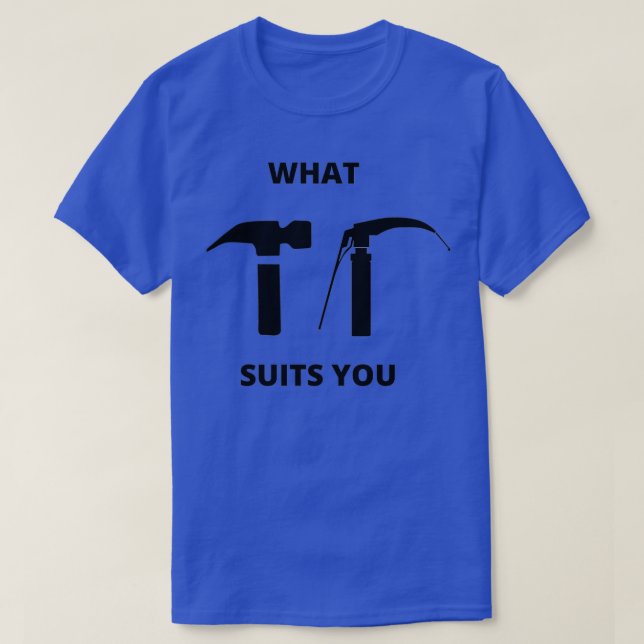 Choose the laryngoscope or the hammer to dedate yo T-Shirt (Design Front)