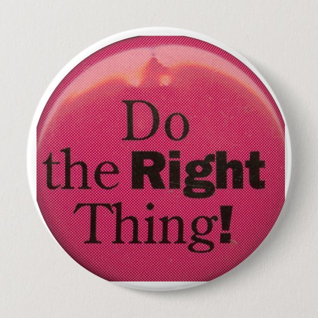 choose this for positivity and keep going 4 inch round button (Front)