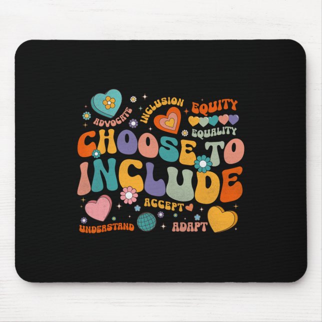 Choose To Include Autism Awareness  Mouse Pad (Front)
