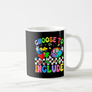 Choose to include funny puzzle brain autism coffee mug