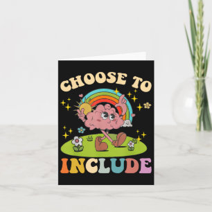 Choose To Include Neurodiversity Autism Teacher Ap Card
