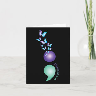 Choose To Keep Going Suicide Prevention Awareness  Card