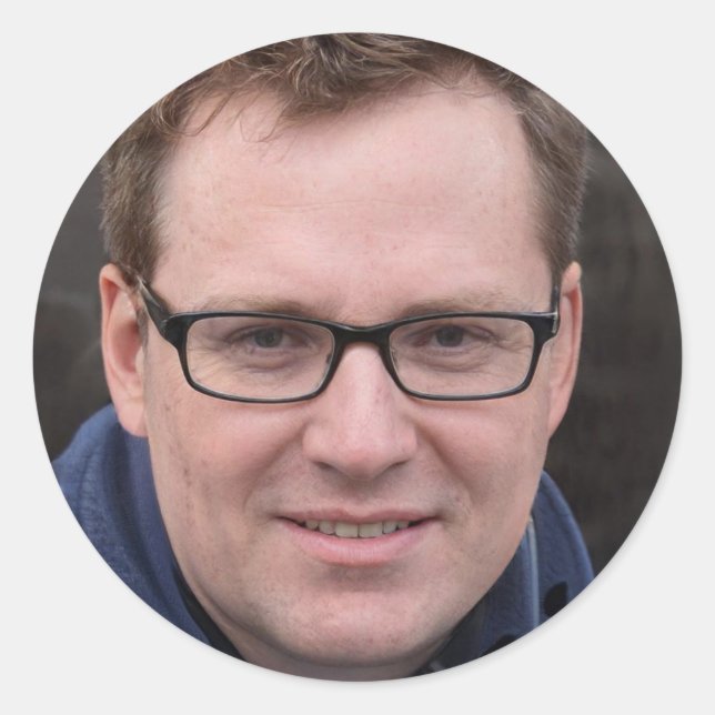 Choose to Shine Classic Round Sticker (Front)