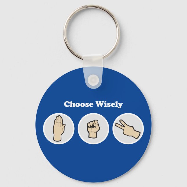 Choose Wisely Keychain (Front)