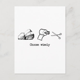 Choose Wisely Postcard