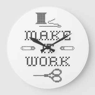 Choose Your Background Color Large Clock
