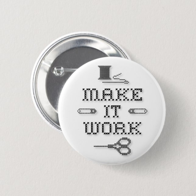 Choose Your Background Colour 2 Inch Round Button (Front & Back)