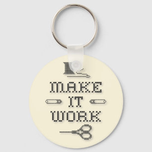 Choose Your Background Colour Keychain