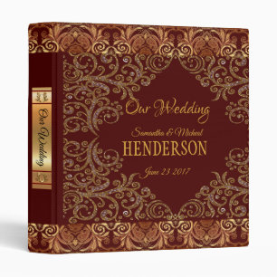 Choose Your Background Colour Wedding Binder