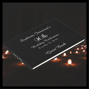 CHOOSE YOUR COLOR Birthday Party Memory/Guest Book