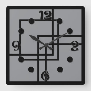 Choose your color square wall clock