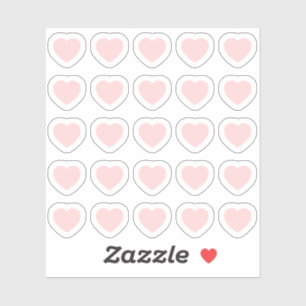 Choose Your Colour 25 Tiny Heart Shapes