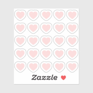 Choose Your Colour 25 Tiny Heart Shapes