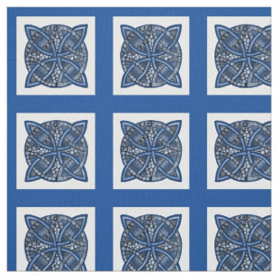 Choose Your Colour Celtic Knot Decorative Pattern Fabric