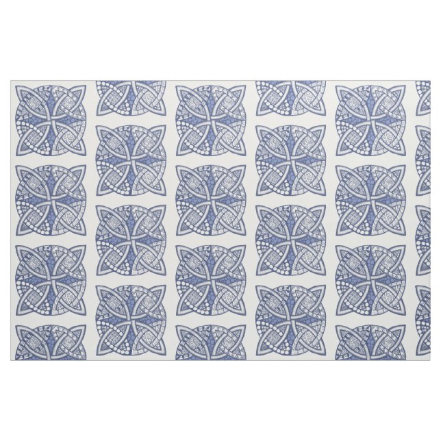 Choose Your Colour Celtic Knot Decorative Pattern Fabric (Fat Quarter)