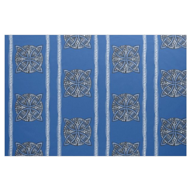Choose Your Colour Celtic Knot Decorative Pattern Fabric (Fat Quarter)