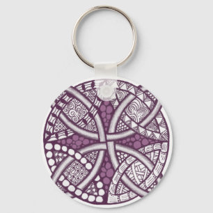 Choose Your Colour Celtic Knot Decorative Pattern Keychain