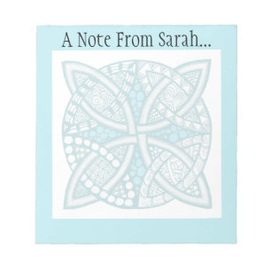 Choose Your Colour Celtic Knot Decorative Pattern Notepad