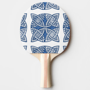 Choose Your Colour Celtic Knot Decorative Pattern Ping Pong Paddle