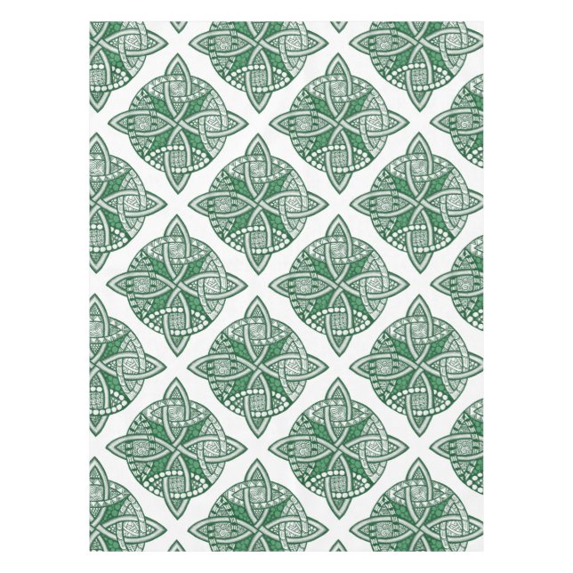 Choose Your Colour Celtic Knot Decorative Pattern  Tablecloth (Front)