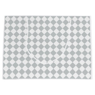 Choose your Colour in one step Chequered Diamonds Large Gift Bag