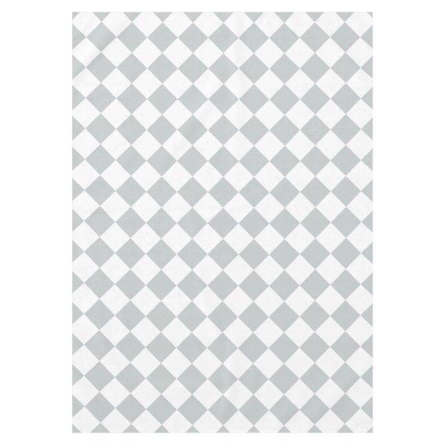 Choose your Colour in one step Chequered Diamonds Tablecloth (Front)