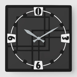 Choose your colour square wall clock