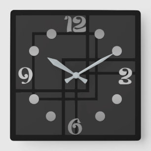 Choose your colour square wall clock