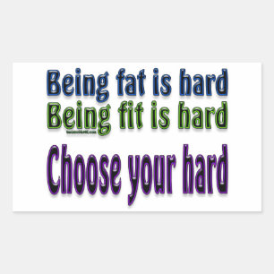 Choose Your Hard Sticker