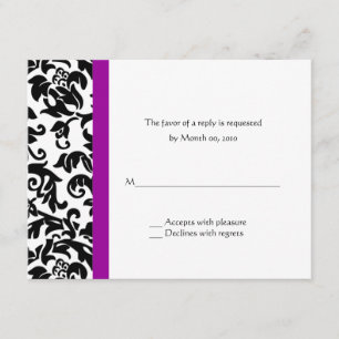 Choose Your Own Colour Wedding reply cards