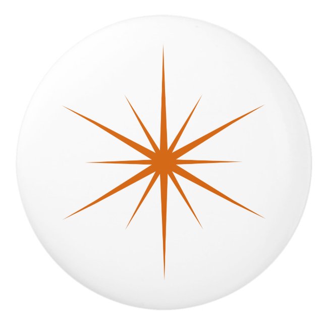 Choose Your Own Colours Fun Mid Century Modern Sta Ceramic Knob (Front)