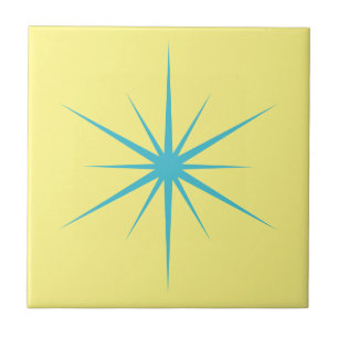 Choose Your Own Colours Fun Mid Century Modern Sta Tile