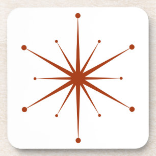 Choose Your Own Colours Fun Retro Starburst Coaster