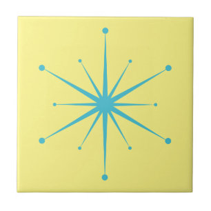 Choose Your Own Colours Retro Atomic Starburst Tile