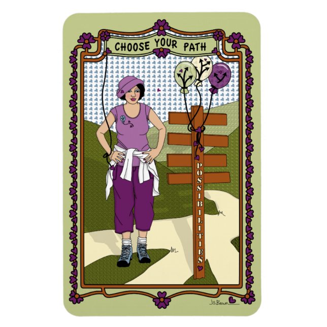 Choose Your Path_A_4x6 Refrigerator Magnet (Vertical)