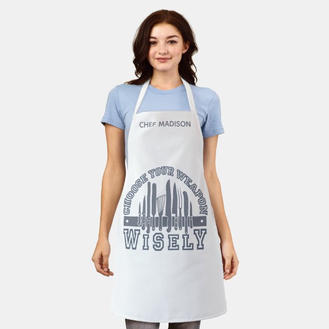 Choose Your Weapon custom name aprons (Worn)