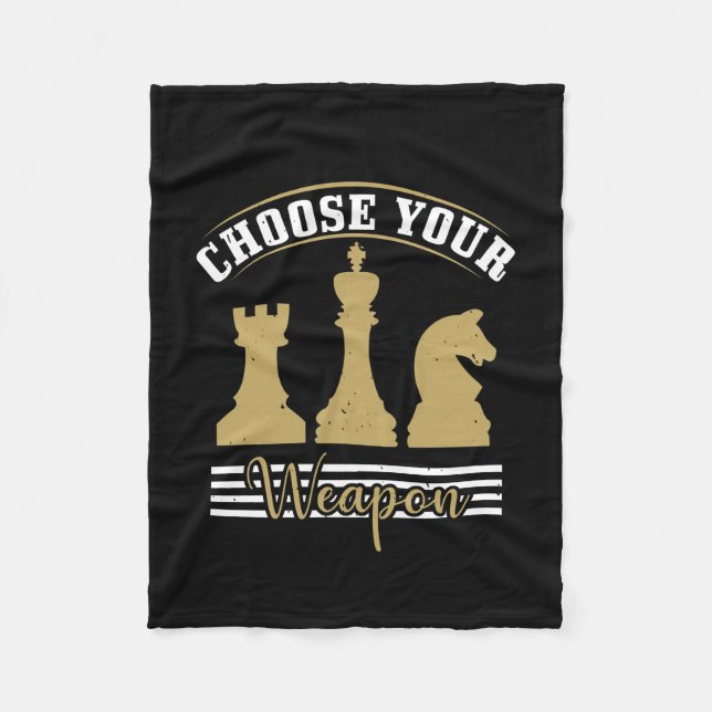 Choose Your Weapon Fleece Blanket (Front)