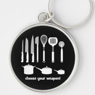 choose your weapon keychain