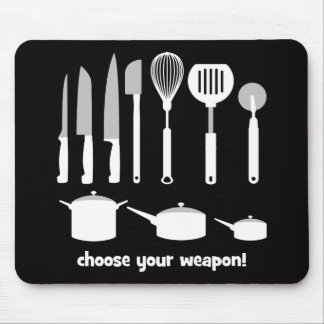 choose your weapon mouse pad