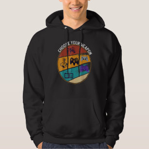 Choose Your Weapons Video Game Gaming Console Game Hoodie