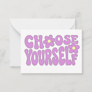 Choose yourself  card