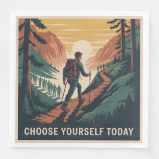 Choose Yourself Today Napkin