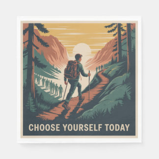 Choose Yourself Today Napkin
