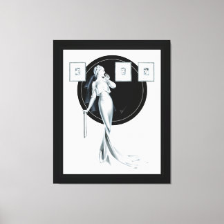 Choosing Her Man by George Petty Canvas Print