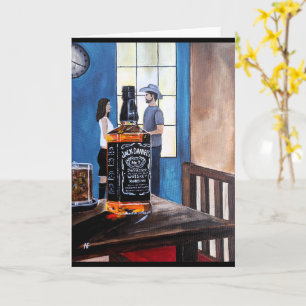 Choosing Texas Painting by Alfred Fox Card