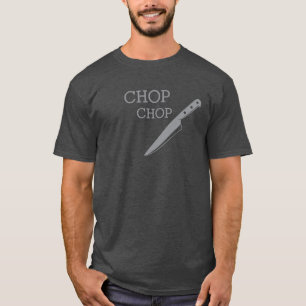 Chop Chop Cuisine couteaux cuisiniers t-shirt