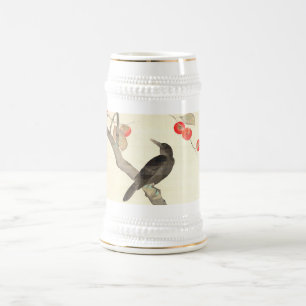 Chope À Bière 柿 に 烏, 抱 Persimmon et Crow, Hōitsu