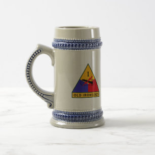 Chope À Bière 1re division blindée Beer Stein