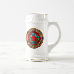 Chope À Bière [200] Serpent Dieu Quetzalcoatl [Jade]