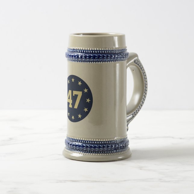 CHOPE À BIÈRE 47 BEER STEIN (Devant droit)